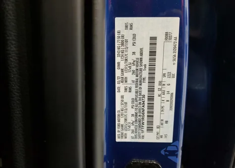 2022 Ford F150 Raptor из США, поврежденный, VIN 1FTFW1RG6NFA94730